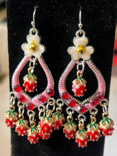 Earrings Strawberry Delight dangle earrings